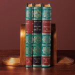 Serre - livres dor�s art moderne 18x10x15cm