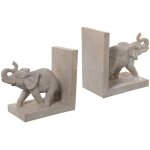 Serre - livres lphants en rsine beige