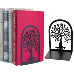 Serre livres m�tal cale livre - noir s�parateurs de livres anti rayures pour bureau, maison, �coles cd, ...