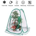 Serre mini couverture plante pop up serres pvc jardin protection pour la culture des fleurs jardinage ...