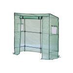 Jany france - serre souple  tomates + housse pe 140 gr / m - l. 198 x p. 78 x h. 200 cm - made in france ...