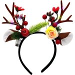 Serre - t�te � bois de renne accessoires de d�guisement pour femmes ? serre - t�te de no�l avec bois ...