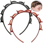 Serre t�te cheveux avec clips �lastique accessoire coiffure