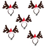 Serre - t�te de no�l, costume de no�l en bois de renne pour humains, chiens et chats, coiffe d'�lan r�glable ...