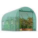 Mophorn - serre tunnel, serre  film de 3, 4 x 1, 9 x 1, 9 m, serre tunnel pour plantes avec cadre en ...