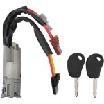 Serrure de barillet de direction d'allumage avec cl�s 252521 remplacement pour citron ax evasion jumpy ...