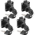 Serrure � came avec cl� identique, verrou de s�curit� d'armoire pour placard, tiroir, armoire de rangement, ...