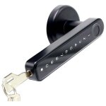 Serrure intelligente, d�verrouillage par empreinte digitale, code, application, mot de passe, cl�, chargement ...