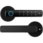 Serrure de porte � empreinte digitale intelligente avec poign�e, serrure de porte biom�trique � empreinte ...