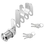 Serrure de scurit pour bote aux lettres, serrure de meubles avec 5 cls et plaques de serrure