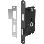 Serrure wc avec plaque frontale noire pc63 - par pièce Serrure wc avec plaque frontale noire pc63 - par pièce