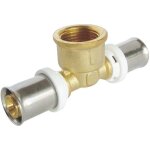 T� � sertir pour tube multicouche �16 femelle 15 / 21 - raccordement facile et rapide, compatible avec ...