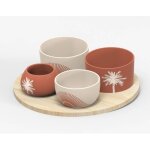 Service apéritif sunshine 5 pièces d26xp8, 5cm - atmosphera créateur d'intérieur Service apéritif sunshine 5 pièces d26xp8, 5cm - atmosphera créateur d'intérieur