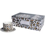 Service  caf livello en porcelaine, 2 tasses et soucoupes 250 ml