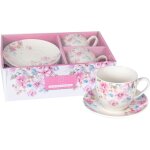 Service � caf� livello en porcelaine, 2 tasses et soucoupes 250 ml