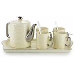 Service � caf� selena silver cream 6 pi�ces