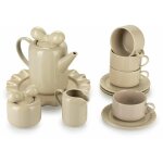 Service  caf sofia beige 7 pices