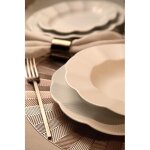 Service de table set 100% porcelaine blanc