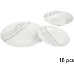 Secret de gourmet - service vaisselle 18 pi�ces lignes