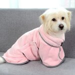 Serviette de bain pour chien - schage rapide - peignoir doux pour chien - accessoire de bain en microfibre ...