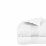 Serviette ponge 450g coloris blanc 30x50cm
