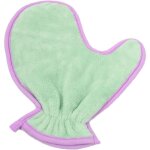 Serviette gant fibre super absorbante verte r�utilisable bain s�chage chiens chats animaux
