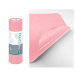 Serviette hygi�nique en rouleau 38 cm x 50 cm, dos en aluminium rose, 54 g, medixpro, 80 unit�s