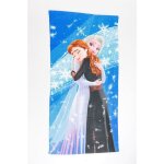 Serviette de plage 70x140 cm la reine des neiges elsa et anna