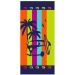 Serviette de plage ? serviette de plage imprim�e en microfibre, grande serviette de bain 100 x 180 cm. ...