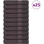 Serviettes de sauna 25 pcs anthracite 80x200 cm 100% coton