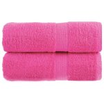 Serviettes de toilette premium solund 2 pi�ces rose 30 x 30 cm 600 g / m�