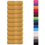 Serviettes de visage 10 pcs doré 30x30 cm 360 g / m² 100% coton - vidaxl Serviettes de visage 10 pcs doré 30x30 cm 360 g / m² 100% coton - vidaxl
