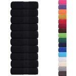 Serviettes de toilette 10 pièces frogn noir 30 x 30 cm 100 % coton vidaxl Serviettes de toilette 10 pièces frogn noir 30 x 30 cm 100 % coton vidaxl