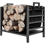 Serviteur de chemin�e cadre � rondins, cadre � rondins avec convoyeur amovible, int�rieur, 49l x 34p ...