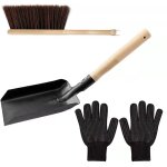 Serviteur chemin�e, ensemble de 3 ustensiles de chemin�e modernes, accessoires de poele a bois, pelle, ...