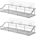 Serviteur de douche etag�re pour salle de bain panier toilette cuisine spice rack acier inoxydable sus304 ...