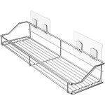 Serviteurs de douche panier tagre organisateur de salle de bain cuisine spice rack acier inoxydable ...