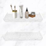 Serviteur de douche sans per�age adh�sif, plastique, pour salle de bain et cuisine