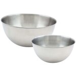 Set de 2 bols  mixer en inox 20, 5 et 25 cm fackelmann basic