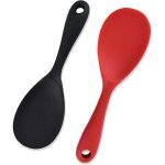 Set de 2 cuill�res � soupe en silicone, cuill�res � soupe de riz, cuill�res � soupe de cuisson, cuill�res ...
