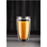 Set 2 gobelets bodum pavina to go - double paroi plastique - couvercle hermtique - 40 cl - transparent ...