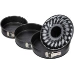 Set de 2 moules  manqu et 1 moule  manqu et savarin diamtres 20, 24 , 28 cm zenker black metallic ...