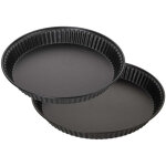 Set de 2 moules � tartes ou quiches de 28 cm et 30 cm zenker sp�cial countries