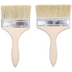 Set de 2 pinceau en soie, 10. 5cm21cm / 12. 5cm21. 5cm pinceaux  peinture plats, pinceau peinture, pinceau ...
