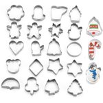 Set de 20 emporte - pices - pour la ptisserie de nol et de xmas - moule en forme de bote, emporte ...