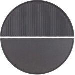 Wiltec - set 2x plaque de gril bbq semi - circulaire ? 46, 7 x 22, 8 x 1, 5 cm ? en fonte ? barbecue ... Wiltec - set 2x plaque de gril bbq semi - circulaire ? 46, 7 x 22, 8 x 1, 5 cm ? en fonte ? barbecue ...