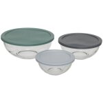 5five simply smart - set de 3 botes de conservation en verre - 5five