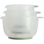 Set de 3 bols � m�langer en plastique
