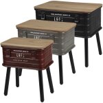 5five simply smart - set de 3 tables caisses en 3 tailles en noir, gris et bordeaux - hopa 5five simply smart - set de 3 tables caisses en 3 tailles en noir, gris et bordeaux - hopa
