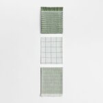 Sklum - ensemble de 3 torchons en coton bijana green bay